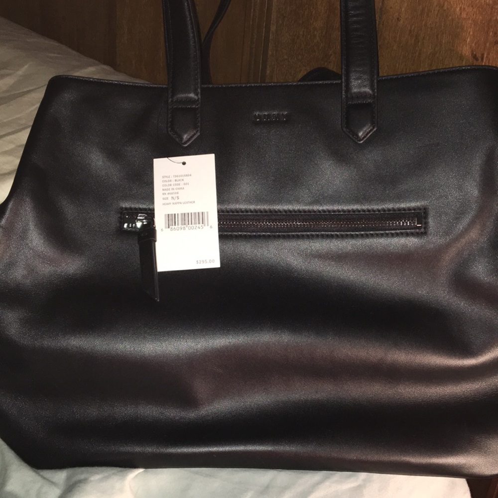Beautiful DKNY Black Leather Purse